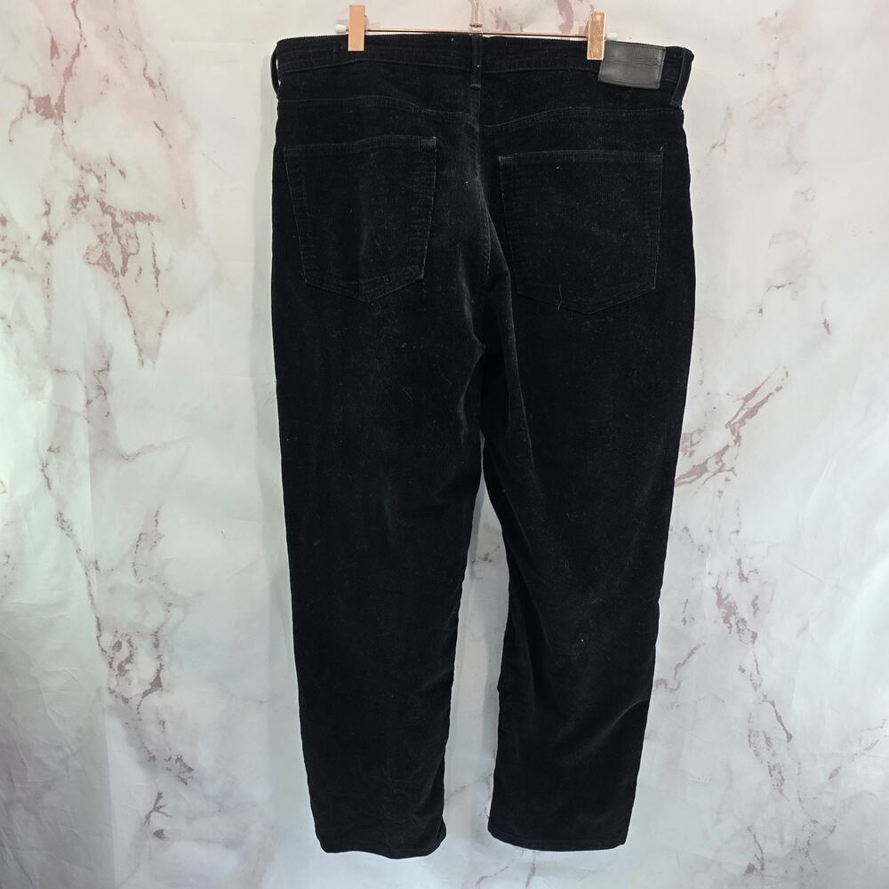 Everlane Pants Womens 32 X 26 Black The Baby Cord Cheeky Crop High Rise Straight